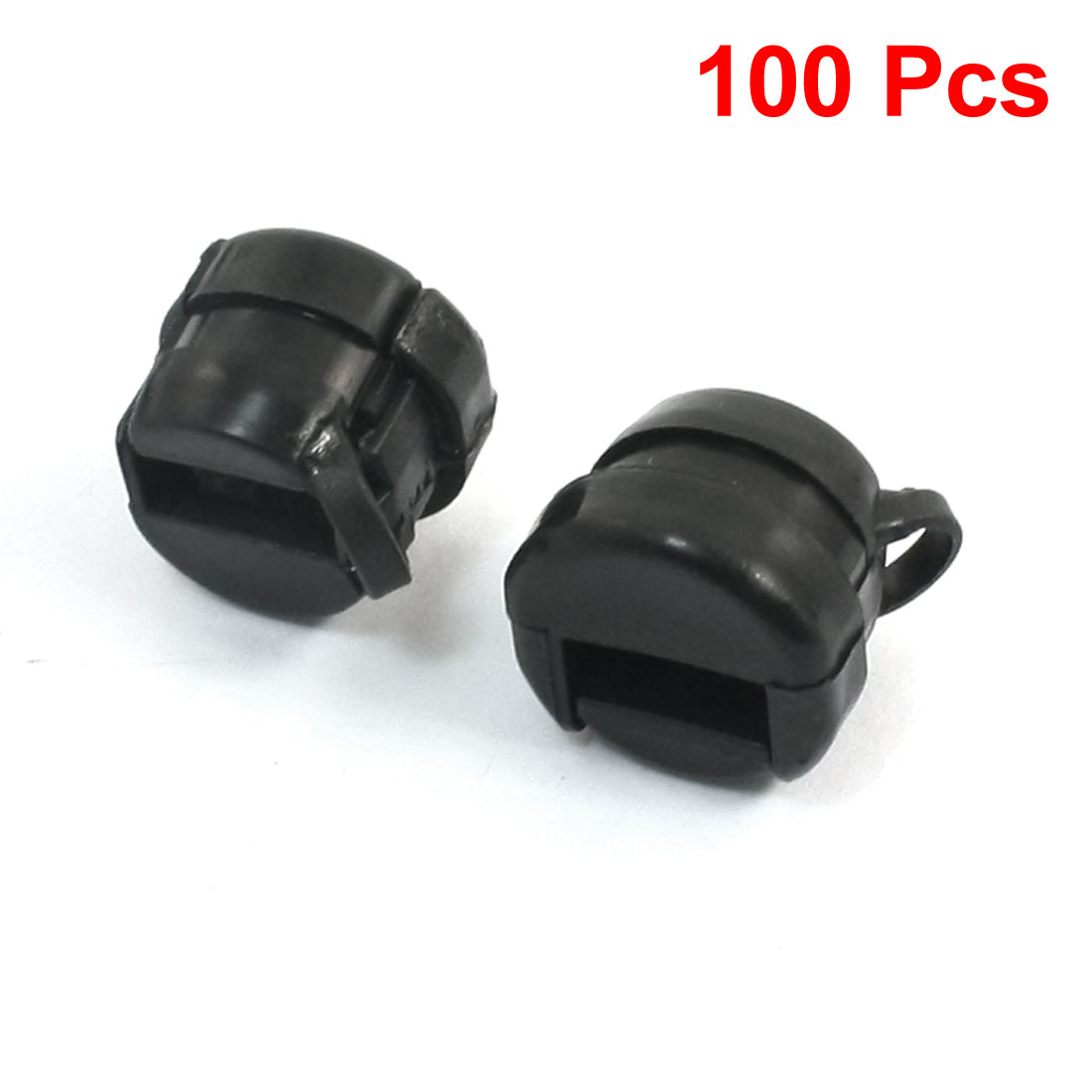 UXCELL 100 Pcs   Ϸ ̾  7Mm ʺ ÷ ̺  Ʈ  ν/UXCELL 100 Pcs Black Nylon Wires Protectors Strain Relief Bushing For 7Mm Width Flat